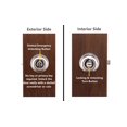 thumbnail image 2 of Copper Creek CK2030PS Bouton Colonial, Acier Inoxydable Poli, 2 of 5
