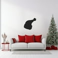 thumbnail image 2 of LaModaHome Santa Hat Metal Wall Art for Festive Home Decor, Holiday Entryway, Joyful Christmas Hanging, Cheerful Seasonal Adornment,Charming SilhouetteHome Decoration Gift -11.8"x13"/30x33cm, 2 of 5