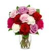 From You Flowers - Sweetheart Roses with Glass Vase (Fresh Flowers) Birthday, Anniversary, Get Well, Sympathy, Congratulations, Thank You