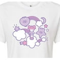 thumbnail image 3 of Polly Pocket - Sticker Collage - Junior's - Women's Cropped T-shirt, 3 of 5