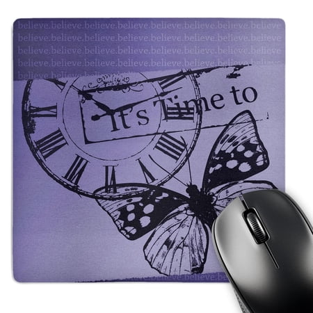 3dRose  Purple Time Believe Butterfly Collage  MousePad price history on PriceWatchPro