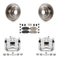 thumbnail image 1 of Transit Auto Rear Disc Brake Caliper Rotors and Ceramic Pads Kit for Car Jeep Wrangler JK KC8-101263N, 1 of 11