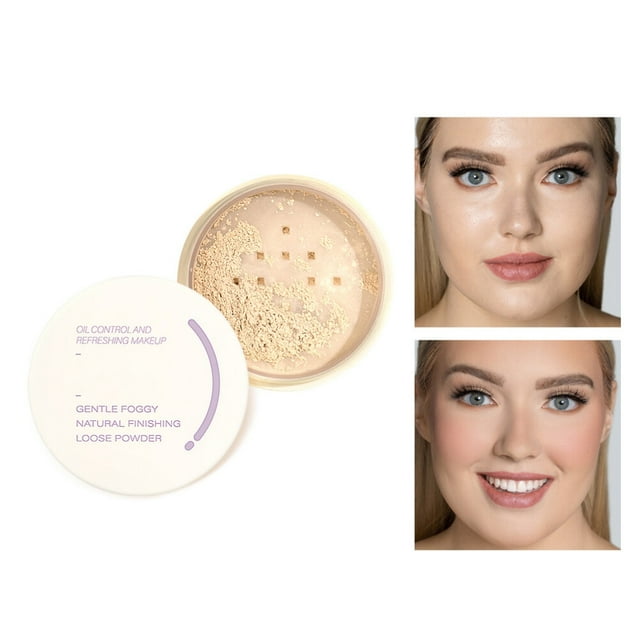 Mint Loose Powder Oil Control Setting Powder Mint Honey Powder Cake Not Easy To Takeoff Makeup and Lasting Matte Concealer Setting Powder