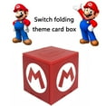 thumbnail image 4 of 1 PCS Game Storage Box for Switch Game Cards Games Cube up to 16 Games NS Cassette Storage Box 16 Peripheral Accessories NS Card Box Folding, 4 of 8