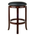 thumbnail image 3 of Winsome Walcott Swivel Seat Counter Stool, Black & Walnut, 3 of 6