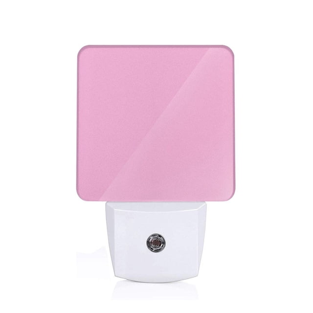 Balery Pink Luz Nocturna LED con Sensor Automático, Enchufe con Sensor Crepuscular, Luz Suave de 0.5W para Dormitorio, Pasillo, Baño-US