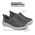 thumbnail image 2 of Tenis Skechers Go Walk Joy para Mujer, Carbón, Talla 7 Extra Ancho, 2 of 7