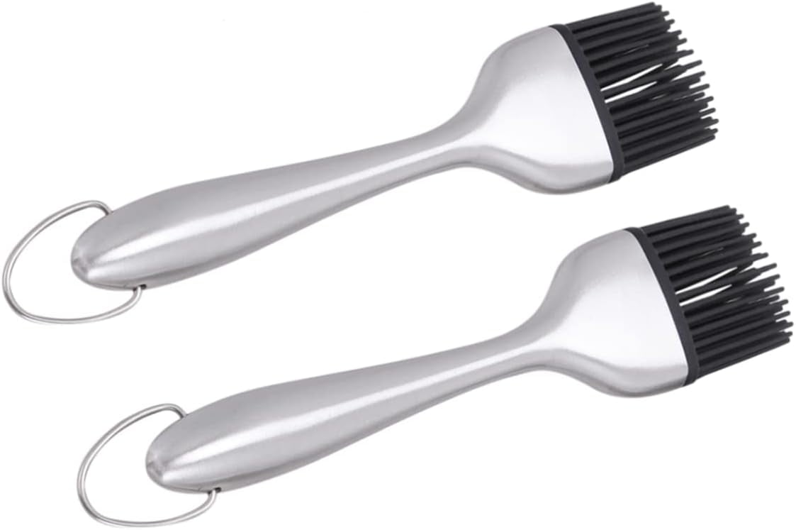 Grilling Tools 2pcs Brushes Basting Tools Barbecue Cake Silicone Bbq