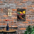 thumbnail image 7 of 1 pc Vintage Metal Tin Sign Iron Wall Decor for Bars Restaurants Cafe Pubs Rectangle Skeleton 300x200x2.2mm Material: Iron, 7 of 7