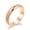 Rose Gold, variant on 4Mm Silver Gold Plated Stainless Steel Men Women Wedding Ring Band Size R60