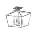 thumbnail image 4 of Savoy House Townsend 4 Lights Metal Semi-Flush Mount Light in Polished Nickel, 4 of 8