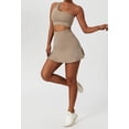 thumbnail image 4 of Omthaka Women's High Waisted Tennis Skirt Athletic Golf Skirt Women Tennis Skorts Side Slit Skater Skorts Skirts for Women, 4 of 6