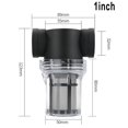 thumbnail image 2 of Luckyn 40 Mesh Inline Mesh Strainer Water Pump Filter Screen Garden Irrigation, 2 of 9
