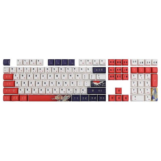 Teclado mecánico Datang Pbt Keycap con sublimación de tinte, perfil Xda, 108 teclas/juego