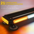 thumbnail image 2 of Xprite Pursuit 20" COB Series Rooftop LED Strobe Light with Magnetic Base - Amber, 2 of 7