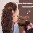 thumbnail image 2 of Horquilla para niña con diseño de perro salchicha, pinzas para el pelo con flequillo lateral, accesorio para el pelo, regalo de Año Nuevo, 2 of 7