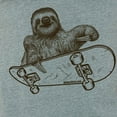 thumbnail image 1 of Sloth Riding A Skateboard On Men's Premium Tshirt, 1 of 3