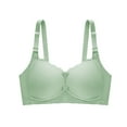 thumbnail image 1 of Ropa interior de lactancia, sujetador para embarazadas sin anillo de acero, ropa interior con botón frontal, verde, 1 of 7