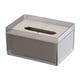 thumbnail image 1 of Caja de Pañuelos, Tapa de Papel de Seda, Boca Ancha, Rectangular, Clásica y Moderna, Gris marrón, 1 of 9