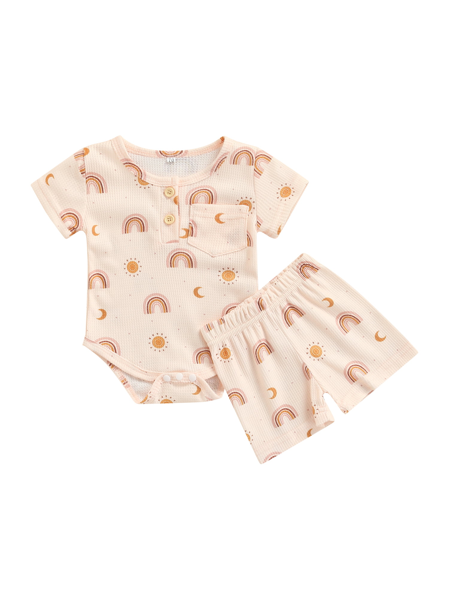 Baby Girls Boy Clothes Set Short Sleeve Romper Jump Suit Sale