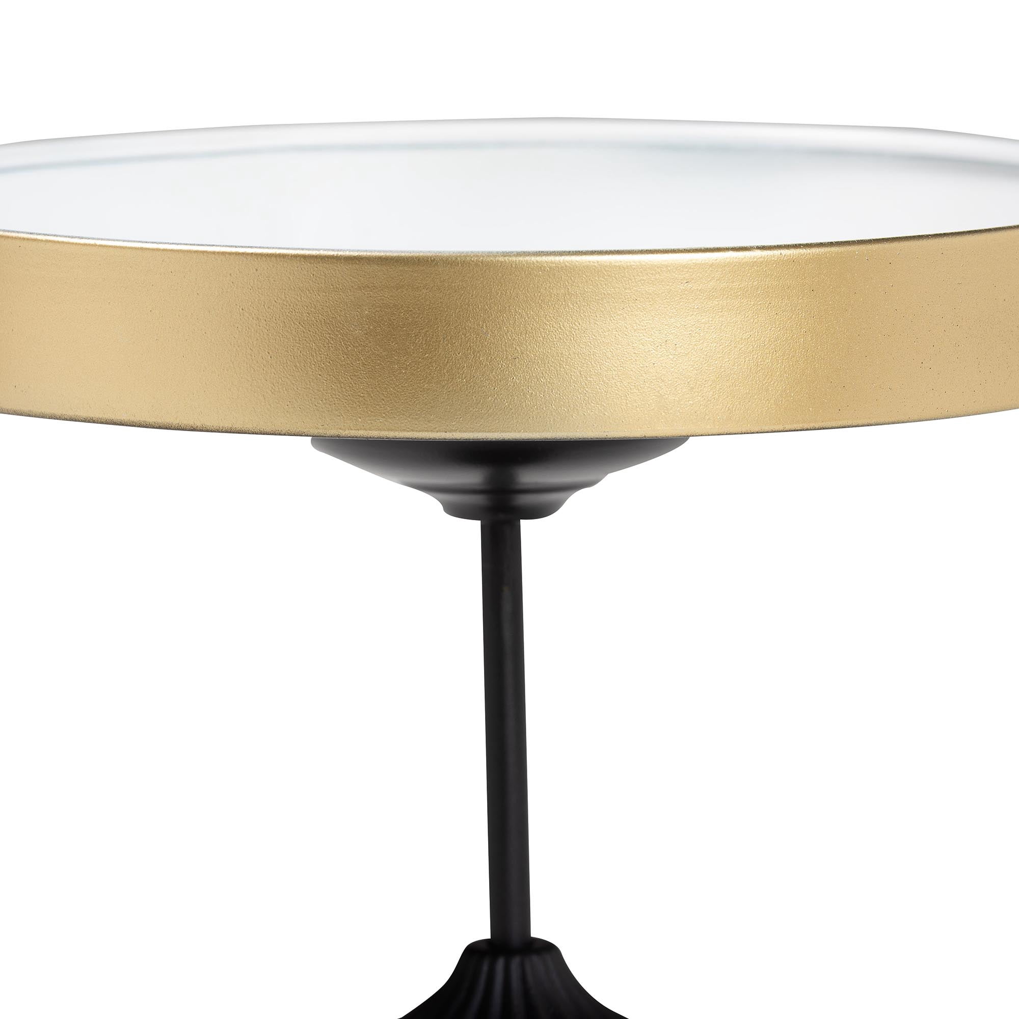 Baxton Studio Javion Modern Accent Table, 12"W, Black