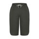 thumbnail image 3 of Pantalones de Cintura Elástica para las Mujeres Color Sólido Deportes Capris con Bolsillos Laterales, Mujeres Cintura Elástica Capris Casual Salón Bottoms de Verano, 3 of 7