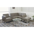 thumbnail image 2 of OSP Home Furnishings Wallstreet Coroner in Smoke Faux Leather, 2 of 3