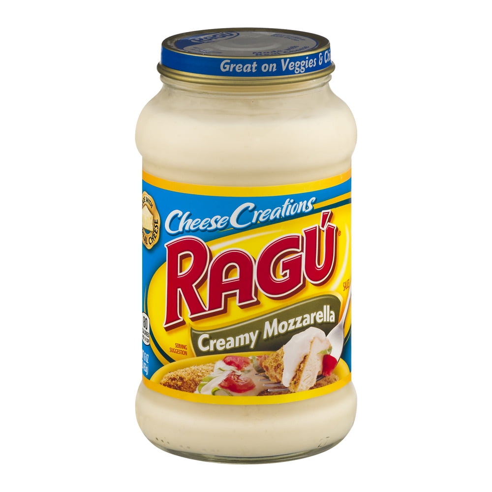 Ragu Cheese Creations Creamy Mozzarella Sauce 16 oz. - Walmart.com - Walmart.com