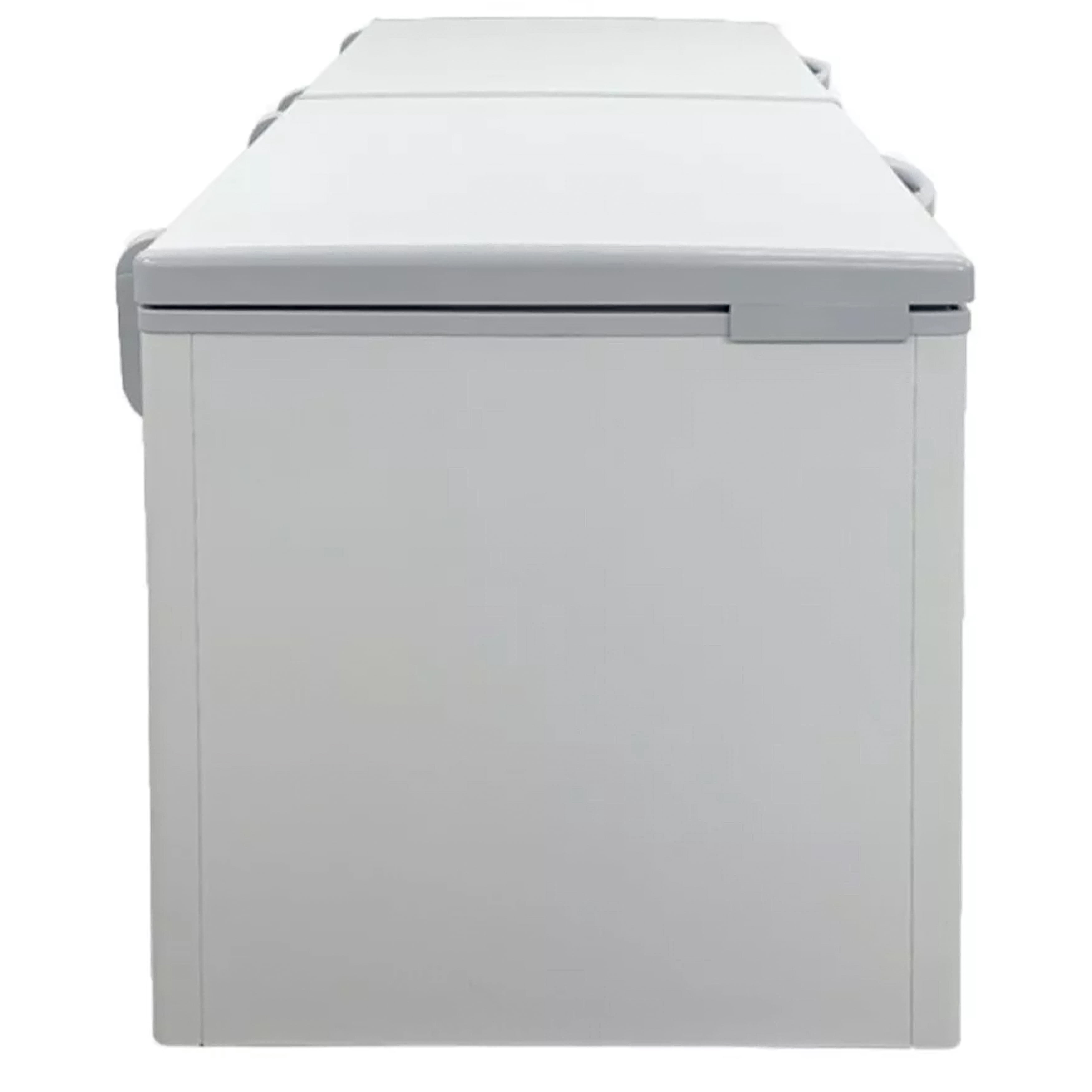 NSF 84" Commercial Chest Freezer – 22 Cu.Ft. Deep Freezer with Dual Top-Open Doors, White