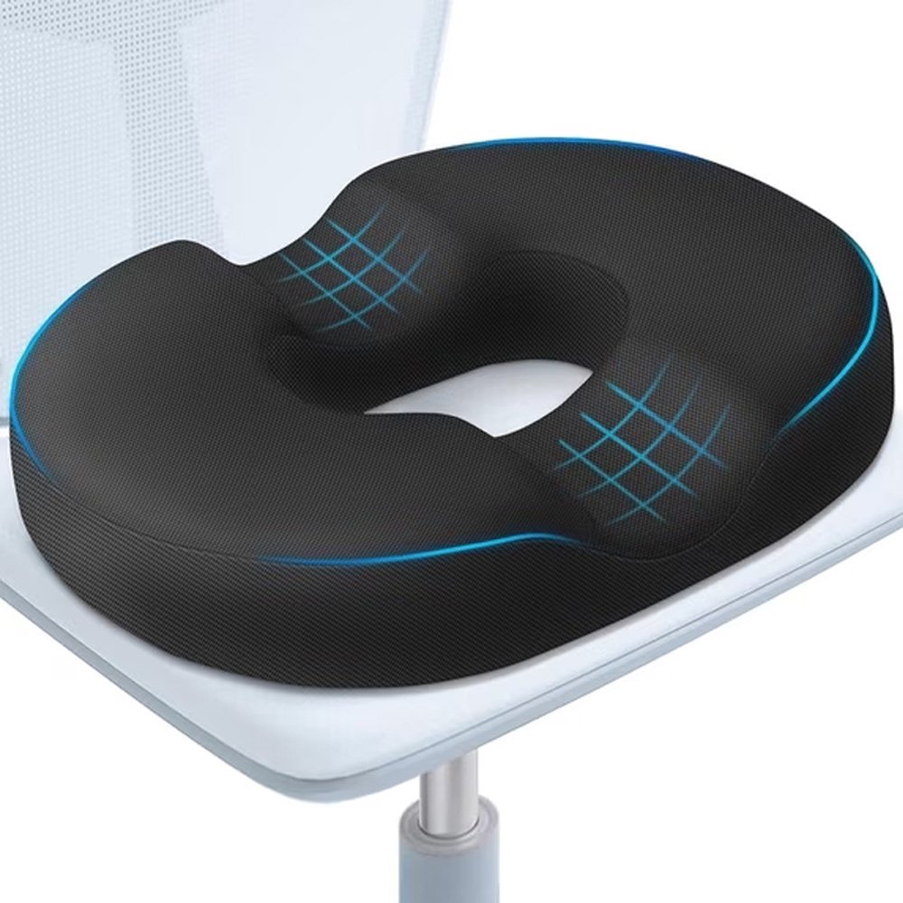 Donut Fit for Pillow Seat Cushion - Comfort for Office Workers & Car Drivers