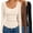 Black/Brown/Beige, variant on Ekouaer 3 Pack Long Sleeve Shirts for Women Scoop Neck Ribbed Thermal Tops Slim Fit Basic Undershirts