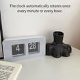 thumbnail image 2 of FNNMNNR Led Retro Flip Clock Classic Style Desk Vintage Clock Battery Operated File Down Page Digital Clocks Ticking Scoreboard Desktop Double Sided for Home Office Dormitory, 2 of 9