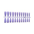 thumbnail image 1 of False Nail Tips Shiny Color Super Coffin Manicure Tools Extension Exquisite Press Lady Detachable DIY Accessories Artificial Fingernails Taro Purple, 1 of 6