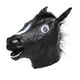 thumbnail image 3 of Máscara de cabeza de animal, tocado de animal para disfraces, espectáculos de Halloween Caballo negro, 3 of 8