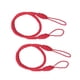 thumbnail image 1 of Abrazaderas de cortina de cuerda de 27 pulgadas de largo con borlas de voile para ventana y dormitorio rojo, 1 of 6