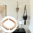 thumbnail image 6 of 2025 New! Wooden Wall Hooks,Plant Hangers Indoor,Wall Mounted Plant Hooks for Hanging Plants,Flower Bracket,Wind Chimes, 6 of 9