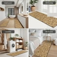thumbnail image 5 of Brown Christmas Pattern Kitchen Rugs Sets Of 3,Kitchen Runner Rugs Non Skid Washable,Decorative Kitchen Floor Mats for Kitchen,Sink,Laundry,17"x30"+ 17"x47" + 17"x59", 5 of 6