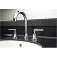 thumbnail image 5 of Rohl Lombardia Bath Widespread Lavatory Faucet In Polished Nickel With 10 7/64" Spout Height Metal Lever Handles And Pop-Up, 5 of 5
