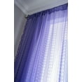 thumbnail image 4 of Lace Hollow Crochet Curtains Boho Sheer Curtain Valance Window Treatment for Kitchen Cafe, Tier with Handmade Tassels Rod Pocket, 4 of 8