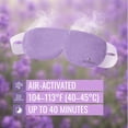 thumbnail image 3 of Antifaz para ojos NOVEHA con aroma a lavanda, 30 unidades, calor húmedo, 3 of 8