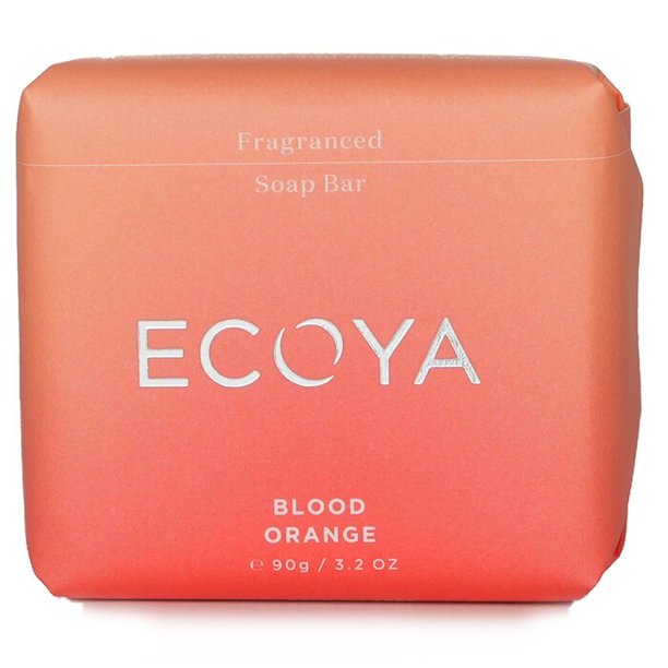 Jabón Ecoya con aroma a naranja sanguina con manteca de karité y almendras dulces