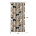 thumbnail image 5 of Cartoon Corgi and Coffee Shower Curtain 36"x72" ,Bathroom Decorative Shower Curtains Set with 12 Hooks,Modern Waterproof Washable Shower Curtain, 5 of 6