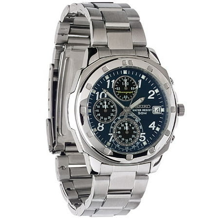 Men's Blue Dial Chronograph Watch