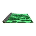 thumbnail image 2 of Ahgly Company Indoor Rectangle Abstract Green Modern Area Rugs, 7' x 9', 2 of 4