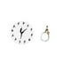 thumbnail image 5 of Reloj de pared,Reloj de pared con bailarina,reloj decorativo colgante.,Relojes de pared silenciosos Reloj decorativo de tiempo silencioso,Estatua de niña,Estatuas de mujeres y niñas,figuritas, 5 of 8