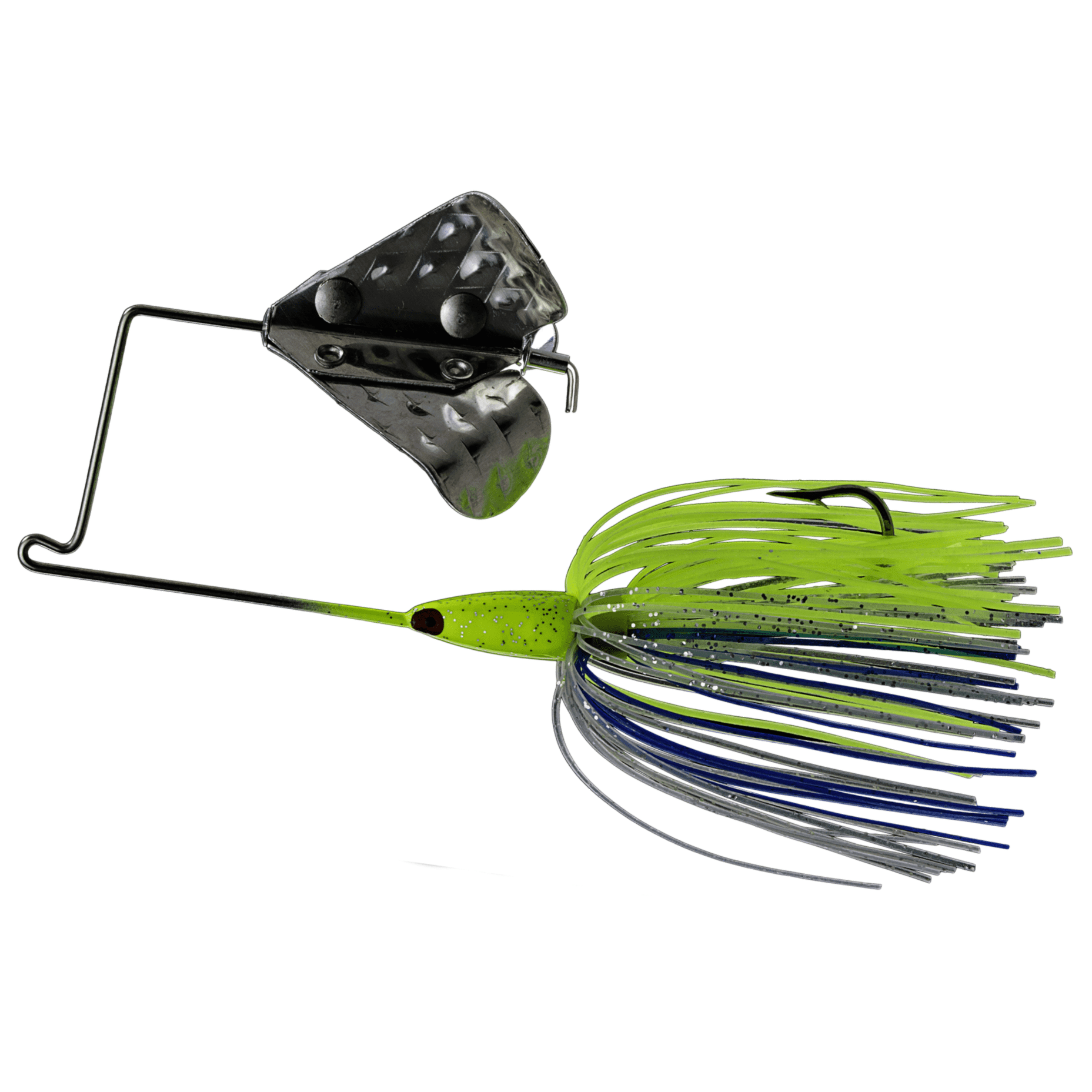 Strike King Buzz King 3/16 oz. Buzzbait, Chartreuse Blue Glimmer