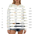 thumbnail image 3 of kaondbfi Hoodless Sweatshirts for Graceful Women Fall Winter Spring Print Sweatshirt Casual Cozy Oversized Crewneck Long Sleeve Pullover Tops Womens Summer Fashion Sweat Shirts, 3 of 4