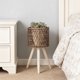 thumbnail image 5 of Soporte de madera para macetas | Estante escalonado para plantas de interior con almacenamiento para balcón | Estante decorativo para plantas en maceta, 5 of 6