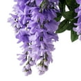 thumbnail image 2 of Ashland 17” Artificial Polyester Purple Wisteria Bouquet, 2 of 6