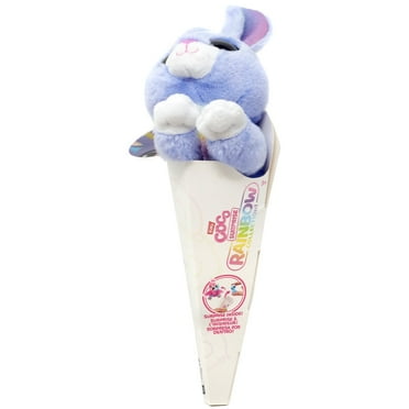 ZURU Coco Cones Rainbow Collection Flashy Plush, 6 Pieces